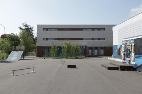 Münsingen, Schulhaus Schlossmatt Prisma