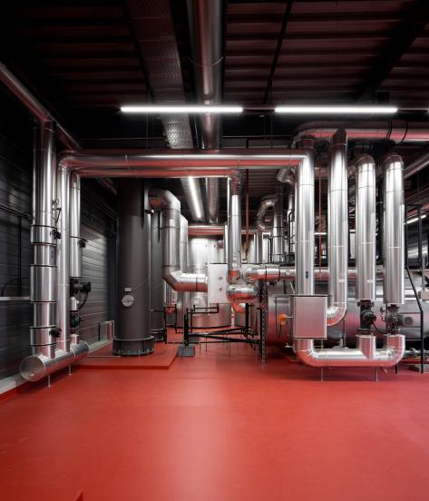 Münsingen, Energiezentrale InfraWerkeMünsingen