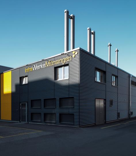 Münsingen, Energiezentrale InfraWerkeMünsingen