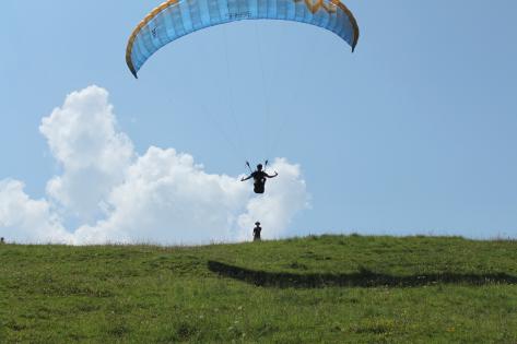 Büroausflug, Gleitschirm, H+R Architekten 