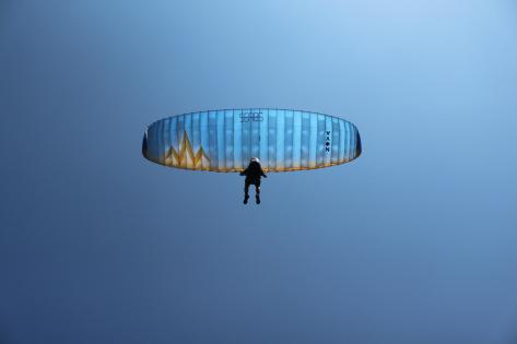 Büroausflug, Gleitschirm, H+R Architekten 